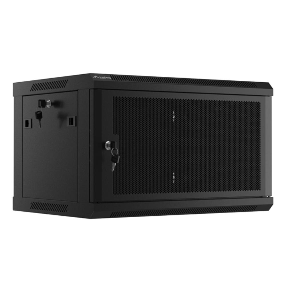 Armario lanberg 19 pulgadas 6u - 600x450 negro
