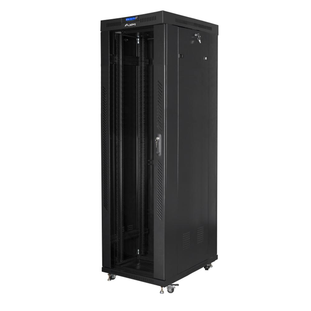 Armario lanberg 19 pulgadas 42u - 600x1000 negro