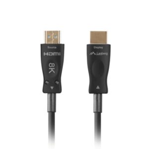 Cable hdmi aoc lanberg v2.1 m - m optico activo 8k 60hz 40m negro
