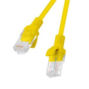 Cable red lanberg latiguillo cat.6 u - utp 1.5m amarillo fluke passed