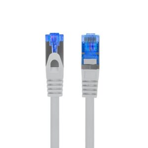 Cable red lanberg latiguillo cat.6a s - ftp lszh cca 0.5m gris fluke passed