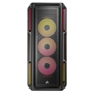 Caja ordenador gaming corsair icue 5000t atx lx rgb cristal templado negra