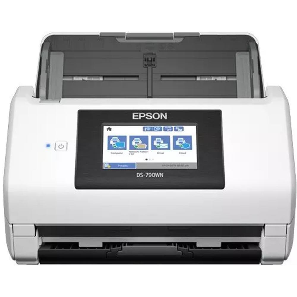 Escaner documental epson worforce ds - 790wn a4 - 45ppm - usb - red - wifi