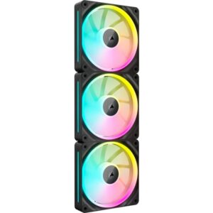 Ventilador caja corsair lx120 icue link rgb 3x 120mm negro