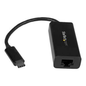 Adaptador usb tipo c a rj45 startech macho - hembra - negro