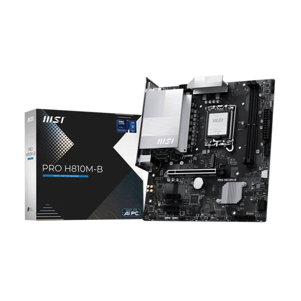 Placa base msi pro pro h810m - b lga 1851 matx - 2x ddr5 - 4x sata3