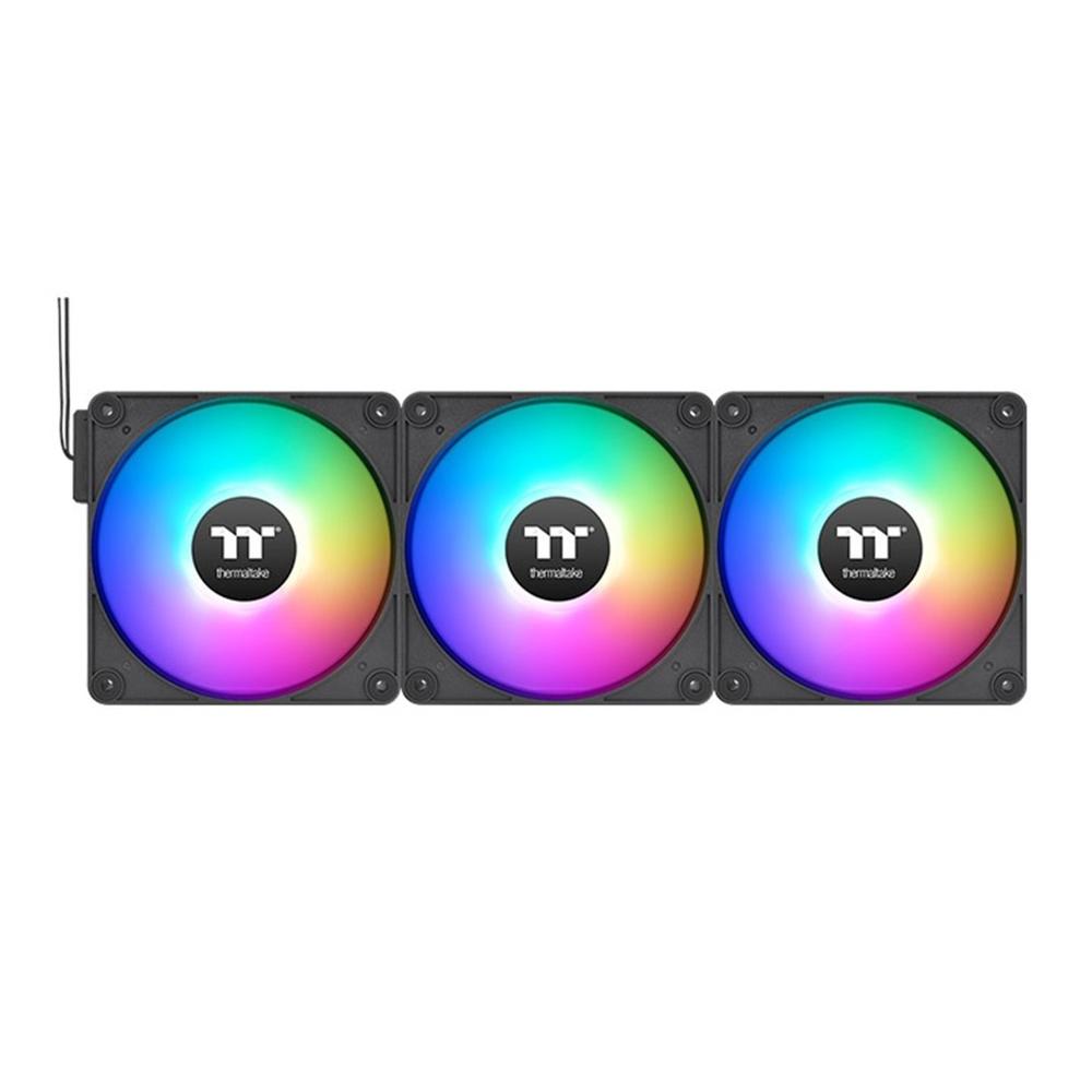 Ventilador caja magnetico thermaltake ct140 ex argb 3x 140mm negro