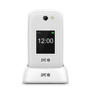 Telefono movil spc 2337n harmony 2 4g blanco tipo tapa - dual sim - 2.8 pulgadas - micro sd - bluetooth + dock
