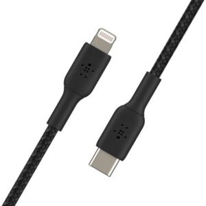 Cable lightning a usb tipo c belkin 1m - macho - macho - negro