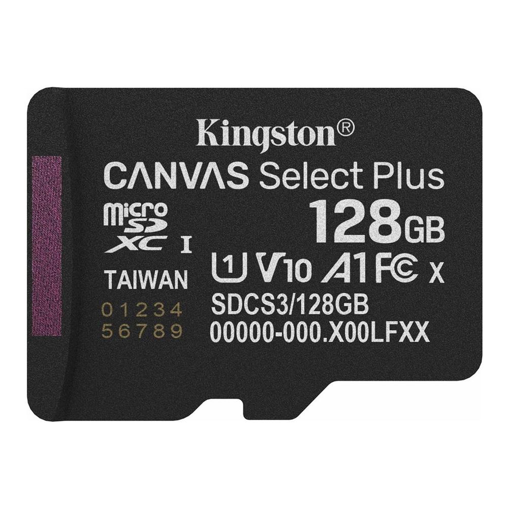 Tarjeta memoria micro secure digital sdxc 128gb kingston canvas select plus clase 10 uhs - 1