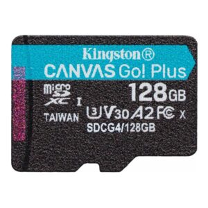 Tarjeta memoria micro sdxc 128gb kingston canvas go! plus uhs - i clase 10