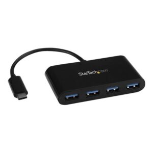 Hub startech hb30c4ab usb tipo c 4 en 1