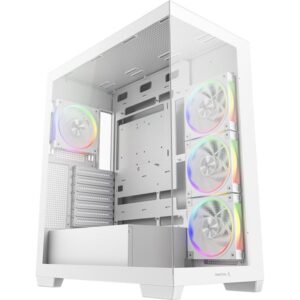 Caja ordenador gaming atx deepcool cg580v2 cristal templado blanca