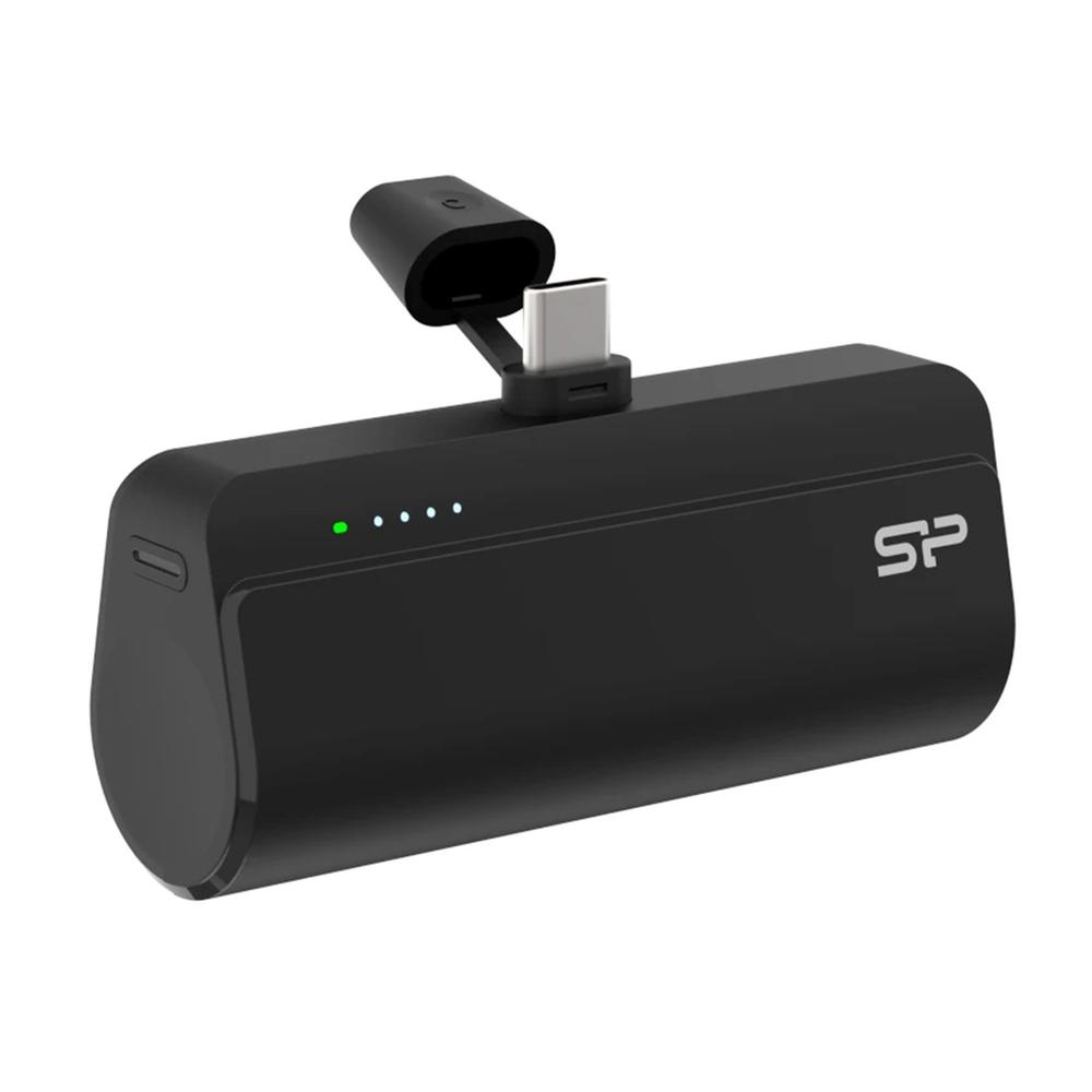Powerbank silicon power qd50 5000mah usb tipo c negro