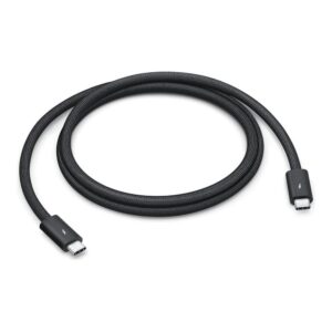 Cable usb tipo c apple 1m - macho - macho - negro
