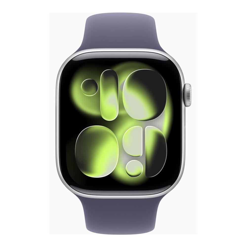 Smartwatch apple watch series 11 gps 46mm silver case purple mist sport band s - m