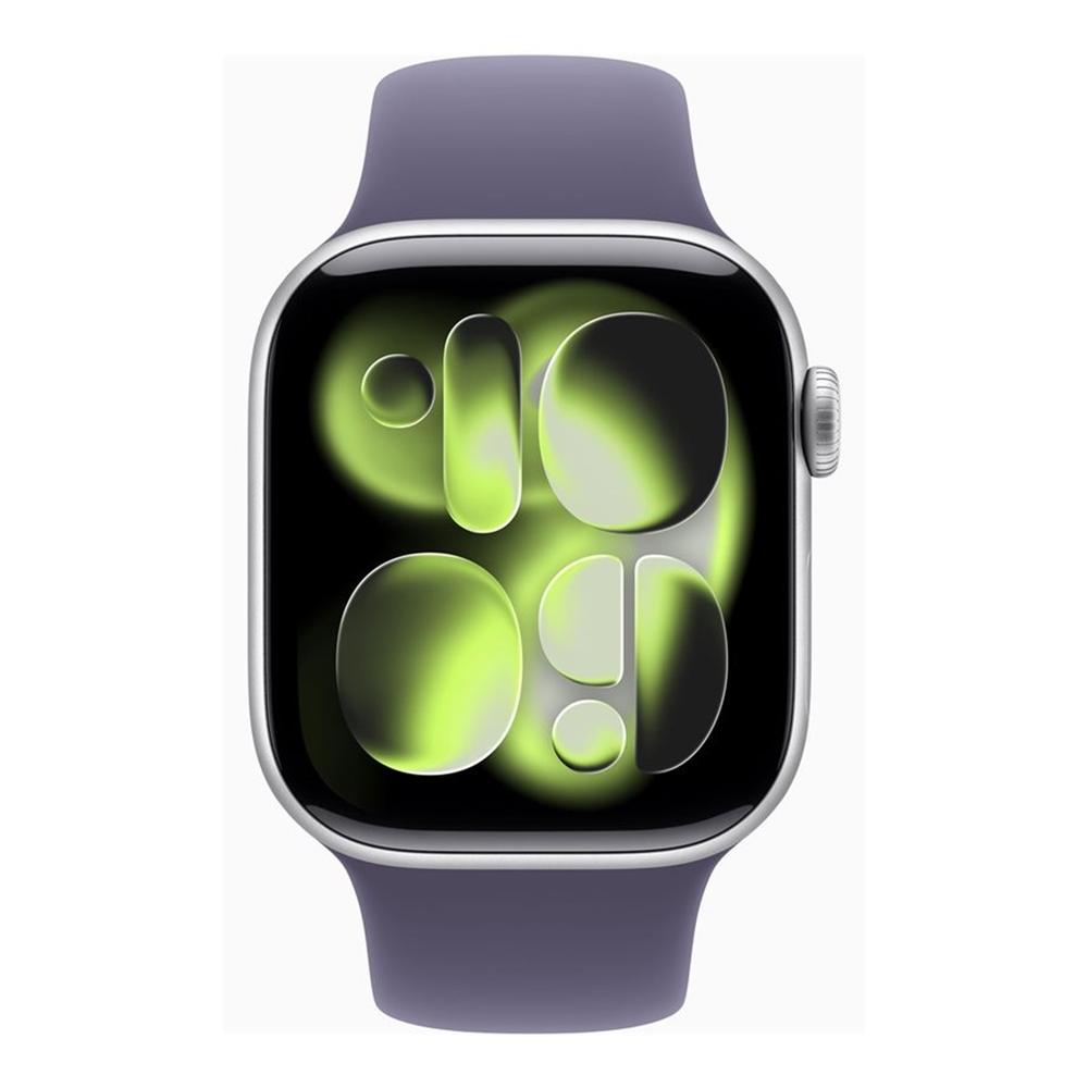 Smartwatch apple watch series 11 gps + cellular 42mm silver alluminium case purple mist sport loop m - l