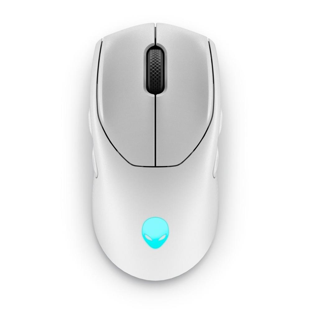 Raton inalambrico gaming dell alienware tri - mode aw720m luz lunar