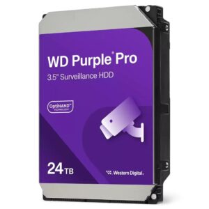 Disco duro interno hdd wd western digital purple pro wd241purp 24tb 3.5 pulgadas sata