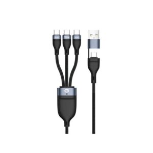 Cable 3x usb tipo c a usb tipo c - usb tipo a conceptronic 1.5m - macho - macho