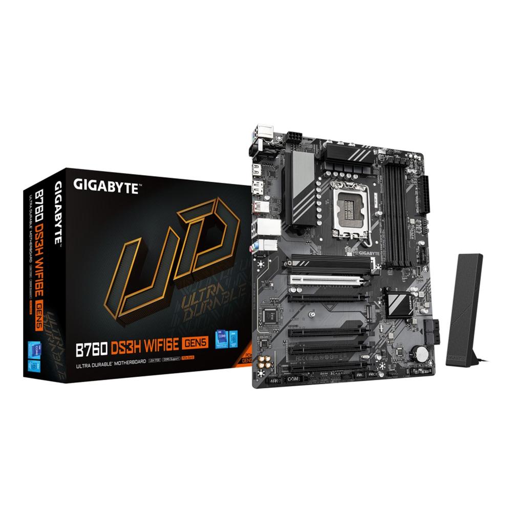 Placa base gigabyte b760 ds3h wif6e gen5 1700 ax atx 4xddr5