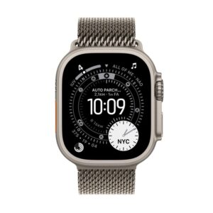 Smartwatch apple watch ultra 3 gps + cellular 49mm natural titanium case natural titanium milanese loop - l