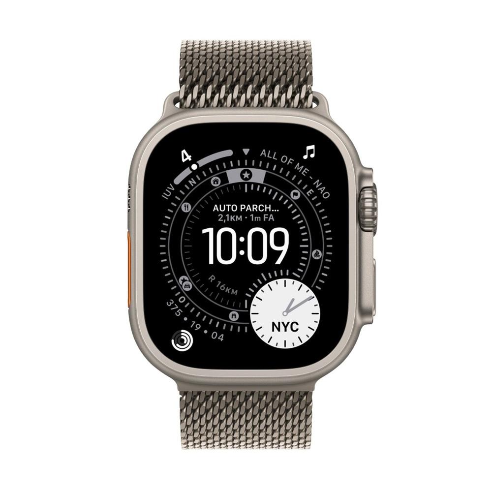 Smartwatch apple watch ultra 3 gps + cellular 49mm natural titanium case natural titanium milanese loop - l