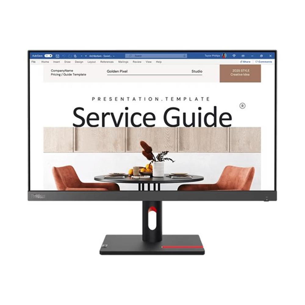 Monitor lenovo thinkvision s24i - 30 23.8 pulgadas fhd 100hz