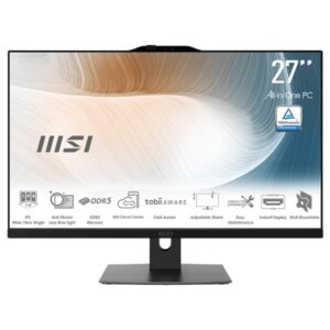 Ordenador all in one msi am272p - 893es core 5 - 120u - 16gb - 512gb ssd - 27 pulgadas fhd - w11p