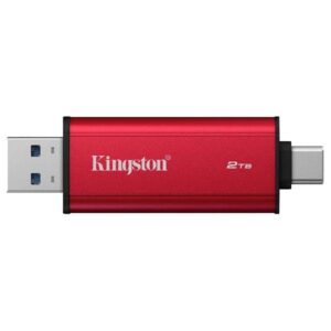 Disco duro externo solido ssd kingston 2tb usb 3.2 - usb tipo c