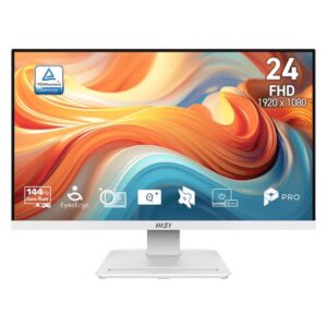 Monitor gaming msi mp241w e14v 23.8 pulgadas fhd 144hz