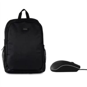 Mochila nilox basic para portatil 15.6 pulgadas negra + raton usb