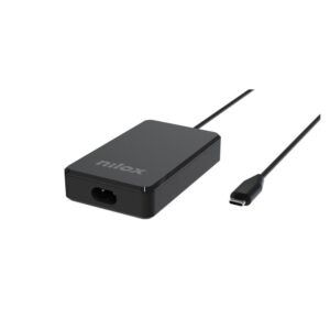 Cargador gan nilox para portatil 90w usb tipo c
