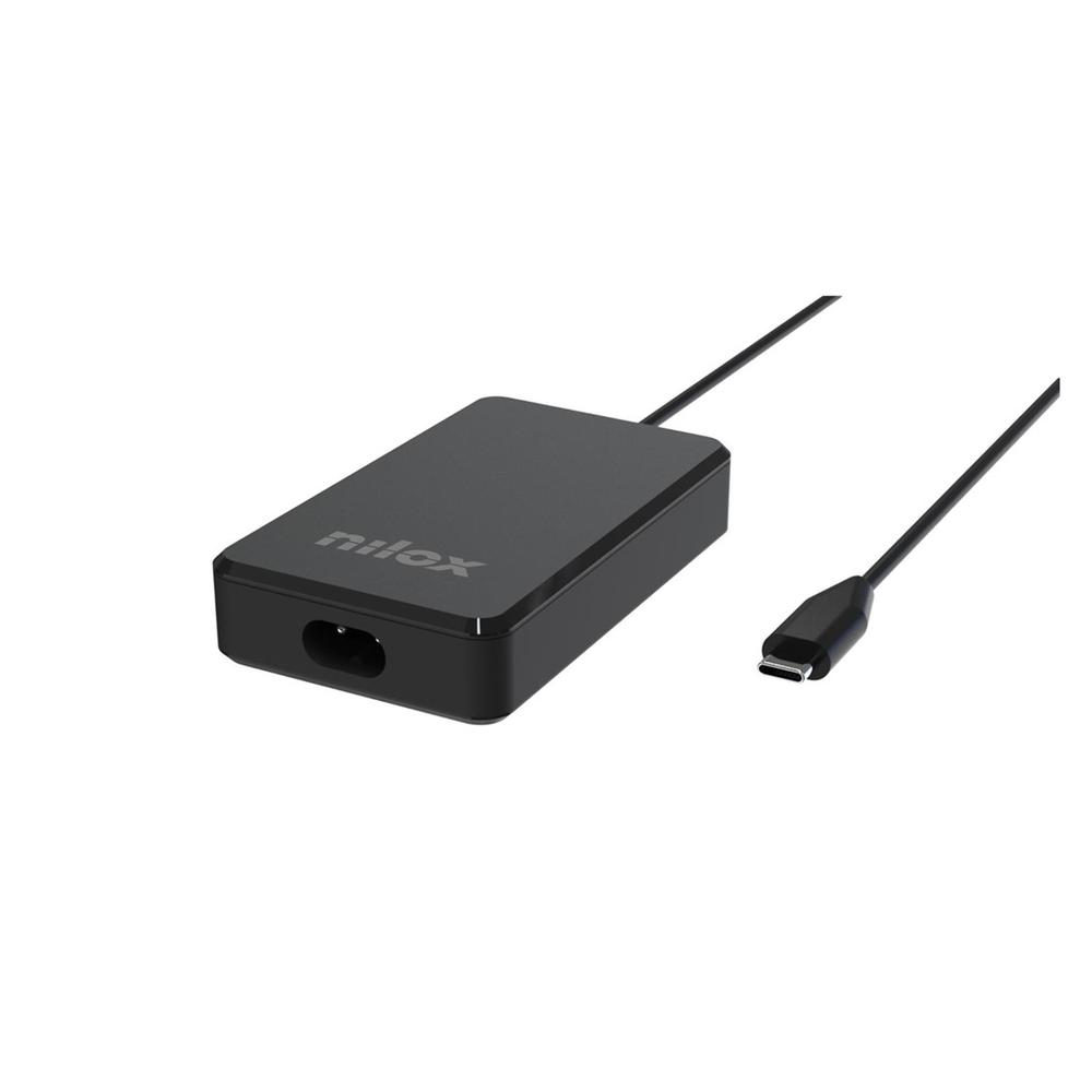 Cargador gan nilox para portatil 90w usb tipo c