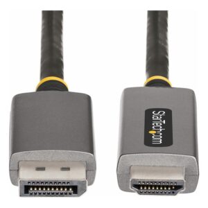 Cable displayport a hdmi 8k startech 2m - macho - macho - gris