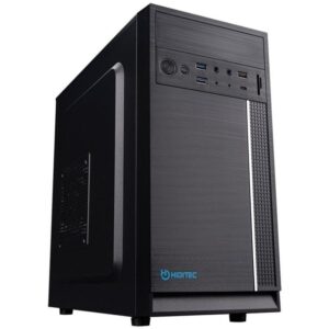 Caja ordenador hiditec q5 pro matx negra fuente 500w