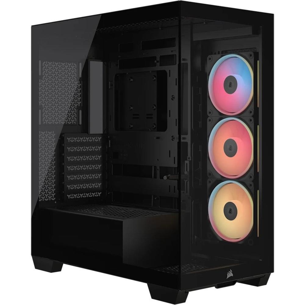 Caja ordenador gaming corsair 3500x lx - r rgb icue atx cristal templado negra