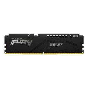 Memoria ram ddr5 32gb kingston - 6000mt - s - fury beast - cl36 - negro