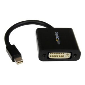 Adaptador mini dp a dvi startech 17cm - macho - hembra - negro