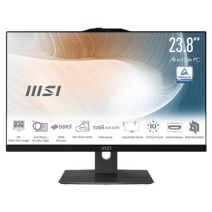 Ordenador all in one msi am242p - 1289es core 5 - 120u - 16gb - 512gb ssd - 23.8 pulgadas fhd - freedos