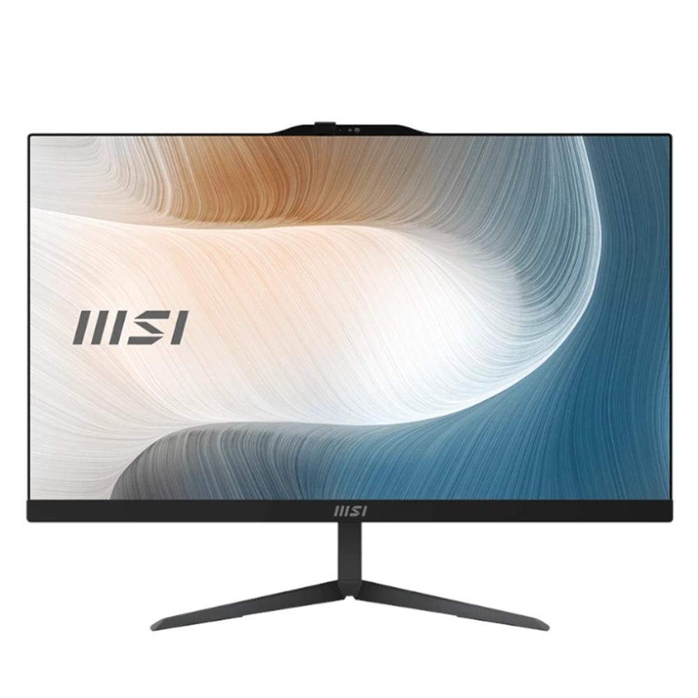 Ordenador all in one msi am242 - 1897xe i5 - 1235u - 8gb - 512gb ssd - 23.8 pulgadas - freedos negro