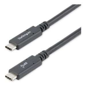 Cable usb tipo c startech 1.8m - macho - macho - negro