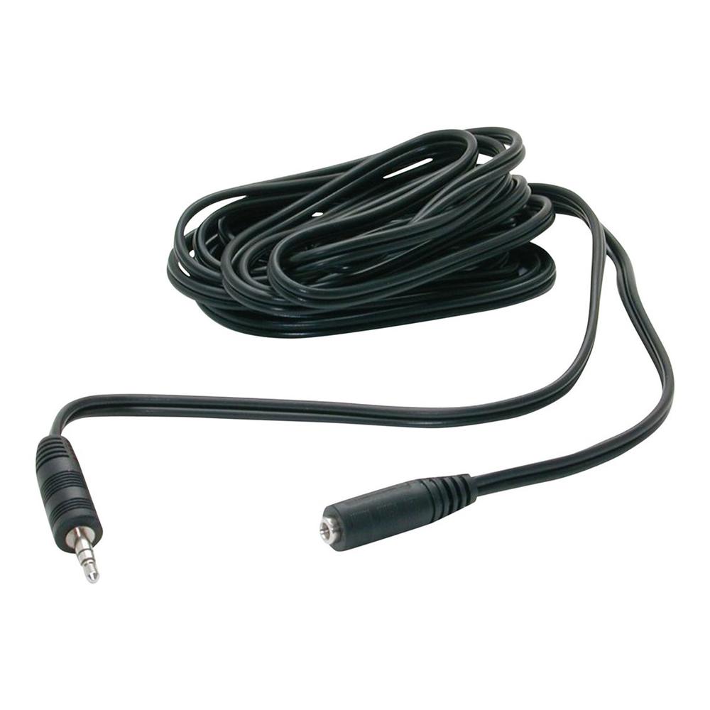 Cable mini jack 3.5mm startech 3.7m - macho - hembra - negro