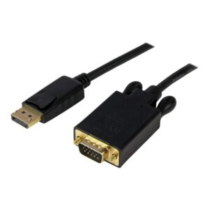 Cable displayport a vga startech 1.83m - macho - macho - negro