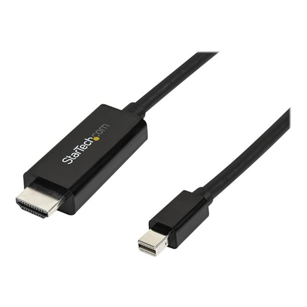 Cable mini dp a hdmi startech 3m - macho - macho - negro
