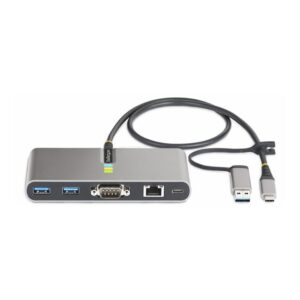 Hub startech usb tipo c - usb tipo a 5 en 1