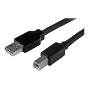 Cable usb tipo b a usb tipo a startech 15m - macho - macho - negro