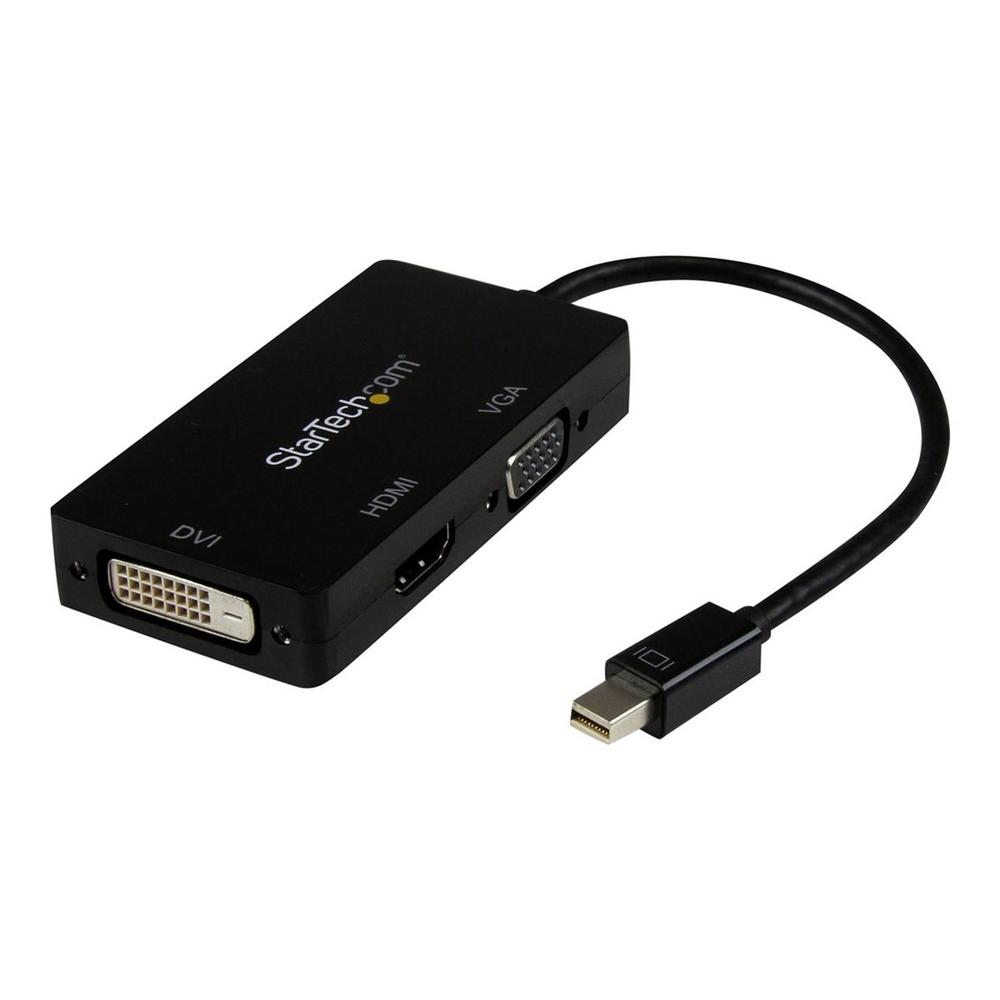 Adaptador mini dp a vga - dvi - d - hdmi startech 0.27m - macho - hembra - negro