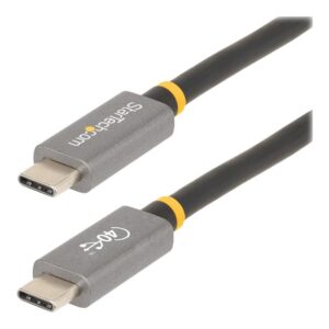 Cable usb tipo c startech 1m - macho - macho - negro