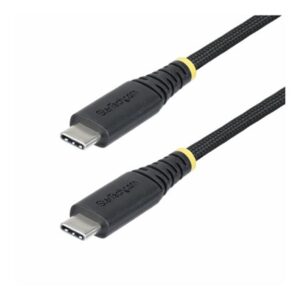 Cable usb tipo c startech 1m - macho - macho - negro
